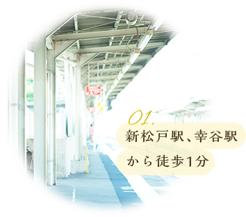 駅から徒歩1分